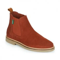 Grosses soldes 🌟 Chaussures Femme Boots Kickers TYGA Rouge ✨