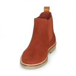 Grosses soldes 🌟 Chaussures Femme Boots Kickers TYGA Rouge ✨ -Bottines Boutique 22587844 500 C