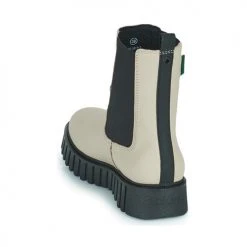 Sortie 🥰 Chaussures Femme Boots Kickers KICK FAVORITE Beige 🛒 -Bottines Boutique 22587845 500 E