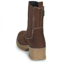 Top 10 🤩 Chaussures Femme Bottines Kickers KICK HAPPY Marron ✨ -Bottines Boutique 22587865 500 E