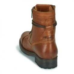 Remise 🤩 Chaussures Femme Boots Pepe jeans MELTING COMBAT W Marron 💯 -Bottines Boutique 22588013 500 E