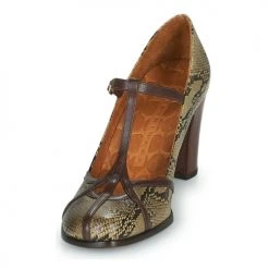 Promo 🤩 Chaussures Femme Bottines Chie Mihara FATMA Python / Marron ⌛ -Bottines Boutique 22589663 500 C