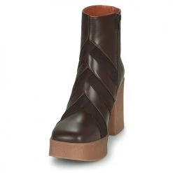 Nouveau 🎁 Chaussures Femme Bottines Chie Mihara LAGALET Marron 👍 -Bottines Boutique 22589666 500 C