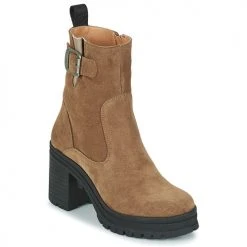 Sortie 🥰 Chaussures Femme Bottines Palladium PALLAMONA 01 Marron 🛒