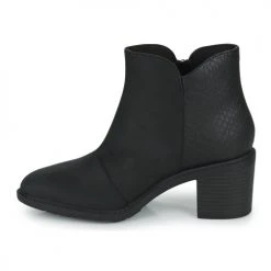 Nouveau ⭐ Chaussures Femme Bottines Clarks SCENE ZIP Noir ❤️ -Bottines Boutique 22590584 500 D