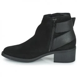Budget ⭐ Chaussures Femme Bottines Clarks MEMI BUCKLE Noir 👍 -Bottines Boutique 22590595 500 D