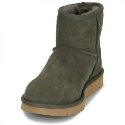 Meilleure affaire 😀 Chaussures Femme 🔔 Boots UGG W CLASSIC MINI II Kaki ⌛ -Bottines Boutique 22609144 500 C