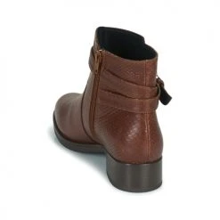 Offres ❤️ Chaussures Femme Bottines Geox D FELICITY E Marron 🔥 -Bottines Boutique 22643032 500 E