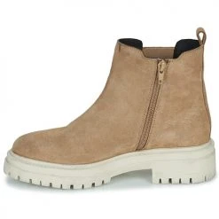 Coupon 🤩 Chaussures Femme 😍 Boots Geox D IRIDEA S Beige ✔️ -Bottines Boutique 22643035 500 D