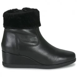 Top 10 🔔 Chaussures Femme Bottines Geox D ANYLLA WEDGE G Noir ⌛ -Bottines Boutique 22643045 500 B