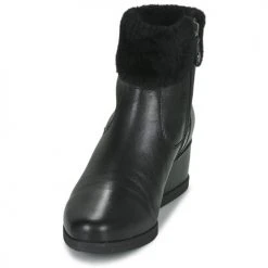 Top 10 🔔 Chaussures Femme Bottines Geox D ANYLLA WEDGE G Noir ⌛ -Bottines Boutique 22643045 500 C