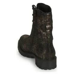Meilleure vente ⌛ Chaussures Femme 🛒 Boots Geox D HOARA E Marron / Doré 🔥 -Bottines Boutique 22643050 500 E