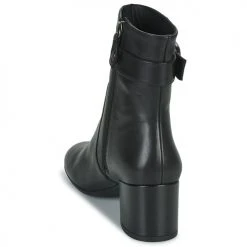 Nouveau 🌟 Chaussures Femme Bottines Geox D ELEANA Noir 💯 -Bottines Boutique 22643118 500 E