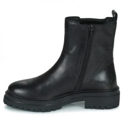 Le moins cher ⌛ Chaussures Femme ❤️ Boots Geox D IRIDEA Noir 🛒 -Bottines Boutique 22643120 500 D