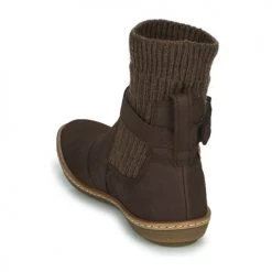 Bon marché 😀 Chaussures Femme Boots El Naturalista CORAL Marron 🎁 -Bottines Boutique 22686084 500 E