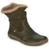 Meilleure affaire ✨ Chaussures Femme 😍 Boots El Naturalista NIDO ELLA Kaki 🎁