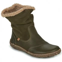 Meilleure affaire ✨ Chaussures Femme 😍 Boots El Naturalista NIDO ELLA Kaki 🎁