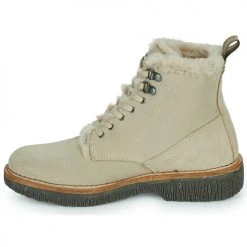 Meilleure vente 🔔 Chaussures Femme Boots El Naturalista VOLCANO Beige 👍 -Bottines Boutique 22686088 500 D