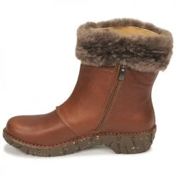 Tout neuf ⭐ Chaussures Femme Bottines El Naturalista YGGDRASIL Marron ❤️ -Bottines Boutique 22686091 500 D