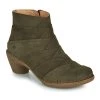 Sortie 🛒 Chaussures Femme Bottines El Naturalista AQUA Kaki 🤩 -Bottines Boutique 22686094 500 A