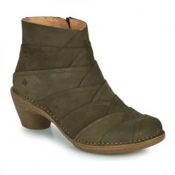Sortie 🛒 Chaussures Femme Bottines El Naturalista AQUA Kaki 🤩