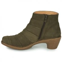 Sortie 🛒 Chaussures Femme Bottines El Naturalista AQUA Kaki 🤩 -Bottines Boutique 22686094 500 D