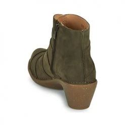 Sortie 🛒 Chaussures Femme Bottines El Naturalista AQUA Kaki 🤩 -Bottines Boutique 22686094 500 E
