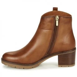 Coupon 🎁 Chaussures Femme Bottines Pikolinos LLANES Marron ⭐ -Bottines Boutique 22718143 500 D
