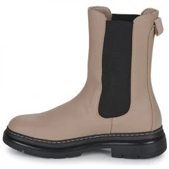 Meilleure vente 😍 Chaussures Femme Boots Tamaris 25452 Beige / Noir 😍 -Bottines Boutique 22729578 500 D