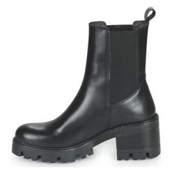 Offres 🛒 Chaussures Femme Boots Myma 5856-MY-00 Noir 🎉 -Bottines Boutique 22737628 500 D