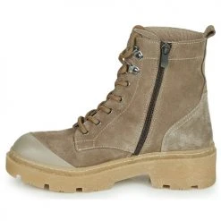 Acheter 😉 Chaussures Femme Boots Mam'Zelle GATINE Beige 🔥 -Bottines Boutique 22753394 500 D