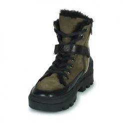 Vente flash 🌟 Chaussures Femme Boots Mam'Zelle POULA Kaki 😍 -Bottines Boutique 22753408 500 C