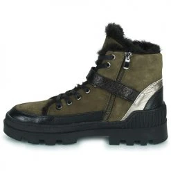 Vente flash 🌟 Chaussures Femme Boots Mam'Zelle POULA Kaki 😍 -Bottines Boutique 22753408 500 D