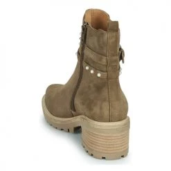 De gros 👍 Chaussures Femme ✨ Boots Mam'Zelle QUIPUS Beige ⭐ -Bottines Boutique 22753409 500 E