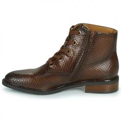 Coupon ❤️ Chaussures Femme Boots Mam'Zelle SECONDE Marron ⭐ -Bottines Boutique 22753410 500 D