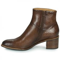 Meilleur prix ❤️ Chaussures Femme Bottines Mam'Zelle TALION Marron 💯 -Bottines Boutique 22753413 500 D