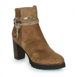 Offres 😍 Chaussures Femme Bottines Mam'Zelle UNITO Marron 😀