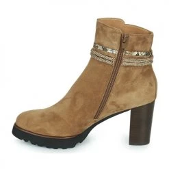 Offres 😍 Chaussures Femme Bottines Mam'Zelle UNITO Marron 😀 -Bottines Boutique 22753418 500 D