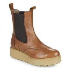 Meilleure vente 🔥 Chaussures Femme Boots Wonders A-9521 Camel 🌟