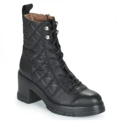Coupon ⌛ Chaussures Femme Bottines Wonders H-4433 Noir ✔️