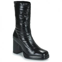 Budget ✔️ Chaussures Femme Bottines Bronx NEW-MELANIE Noir ✨