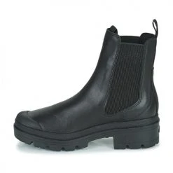 Budget 👍 Chaussures Femme 👏 Boots Palladium PALLABASE CHELSEA LTH Noir ❤️ -Bottines Boutique 22878676 500 D
