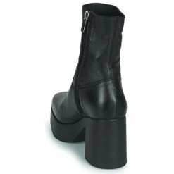 Meilleure affaire ⌛ Chaussures Femme Bottines Minelli LEANNA Noir ⭐ -Bottines Boutique 22879125 500 E