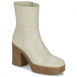 Budget 😀 Chaussures Femme Bottines Sweet Lemon Pocca Blanc 🎁