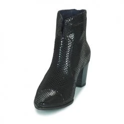 Budget 🌟 Chaussures Femme Bottines Dorking DEISY Noir ⭐ -Bottines Boutique 22890941 500 C