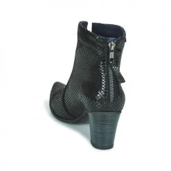 Budget 🌟 Chaussures Femme Bottines Dorking DEISY Noir ⭐ -Bottines Boutique 22890941 500 E