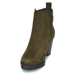 Acheter 😍 Chaussures Femme Bottines Dorking THAIS Kaki 😉 -Bottines Boutique 22890952 500 C