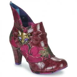 De gros ✨ Chaussures Femme Bottines Irregular Choice MIAOW Rose 👏