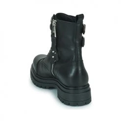 Top 10 🎉 Chaussures Femme Boots Ikks RANGERS Noir 💯 -Bottines Boutique 22902917 500 E