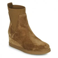 Nouveau 🔥 Chaussures Femme Bottines Unisa JUALO Camel 🥰